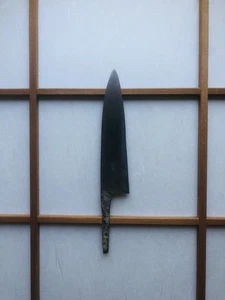 [Restaurado y Auténtico] Cuchillo Santoku Profesional Japonés 155mm Usado_319 - Imagen 1 de 15