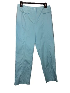 Rafaella Damen helltürkis gerades Bein Stretch Hose Kunst Taschen Gr. 8 - Bild 1 von 5