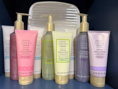 Mary Kay Satin Hands Pampering Set – Choose Scent – 3 Piece Kit – New - Image 1 of 3