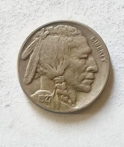 1927-S Buffalo Nickel - Picture 1 of 2