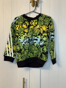 Felpa bambino Adidas Muppets Kermit The Frog nuova con etichette taglia 2T - Foto 1 di 6