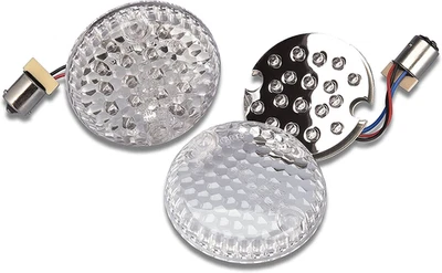 Show Chrome Front LED Turn Signal Conversion Kit 10-1703 Kawasaki Cruisers - Image 1 of 4