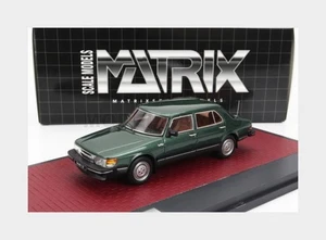 MATRIX SCALE MODELS MX41801-053 SAAB - 900 CD TURBO 1986 - GREEN MET - 1/43 - Foto 1 di 2