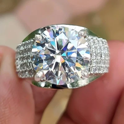 7.25 Ct Certified White Diamond Solitaire Ring – Back to School Gift Idea - Image 1 of 4