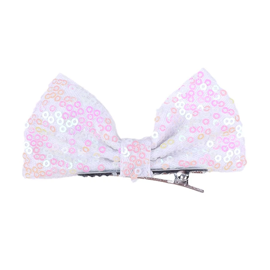 10 PCS Baby Girls Kid Sequin Bow Hairpins Hair Clips Headwear Hair Accessory - Image 1 of 3