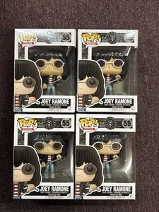 Funko Pop! Rocks - The Ramones - #55 Joey Ramone - 2017 Vaulted Retired Lot Of 4 - Picture 1 of 2