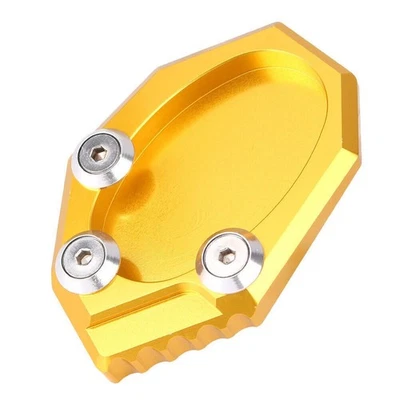 Almohadilla de placa de pie con soporte lateral para Kawasaki VERSYS 650 KLX250 2010-14 dorada Foto 1 de 4
