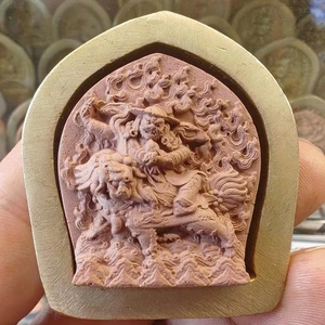 Damchen Dorje Lekpa Tsa Tsa Mold | Old Version Tibetan Statue Mould | 4cm - Picture 1 of 6