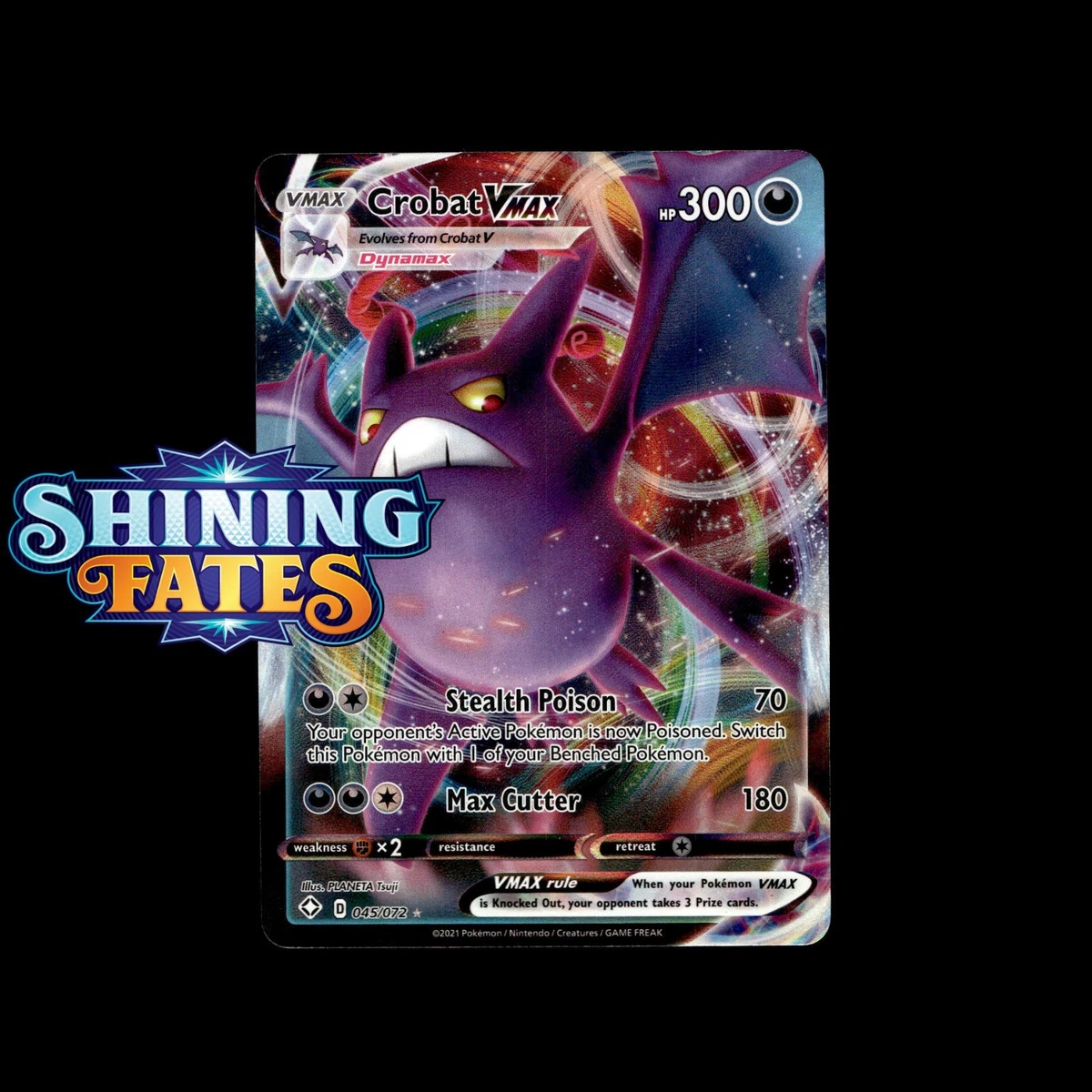 Crobat VMAX 045/072 Shining Fates for sale | eBay