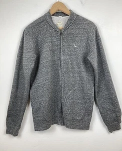 Jack Wills Mens Zip Up Soft Cotton Modal Jersey Light Jacket Top XS Fleece Lined - Picture 1 of 9