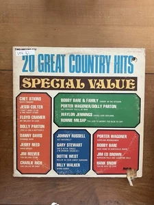 SEALED 20 Great Country Hits Special Value LP-RCA CPL 2-1286-Waylon Jennings - Picture 1 of 6