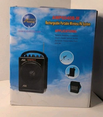 Audio2000'S AWP604B Rechargeable Portable Dual-Channel Wireless PA system - Image 1 of 4