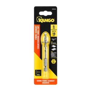 Kango 5 x 18mm Fibre Cement Countersink Drill Bit,Pre-drills holes for 8G recess - Picture 1 of 3