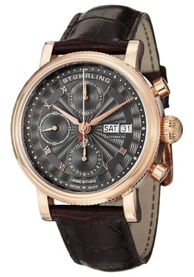 Stuhrling Prestige 男士手表型号 139.04 瑞士制造自动表 全新 — 第 1/4 张图片