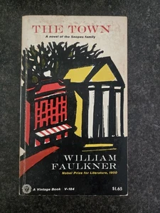The Town: A Novel of the Snopes Family by William Faulkner Vintage Book 1957 Gd+ - Picture 1 of 12