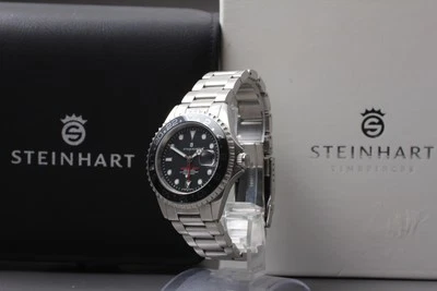 [w/Box] Steinhart Ocean One GMT Black 42mm Stainless Steel Automatic Men's Watch - Image 1 of 4