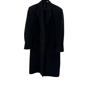 Abrigo Top Clásico Hardwick Mezcla Lana Negro Para Hombre Talla 42 - Imagen 1 de 10