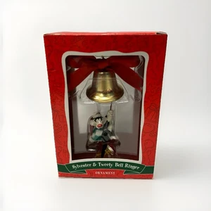 Sylvester & Tweety Bell Ringer Ornament 2000 Warner Bros Studio Looney Tunes - Picture 1 of 9