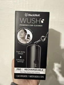 Black Wolf Wush Pro wasserbetriebener Ohrreiniger brandneu nie geöffnet - Bild 1 von 4