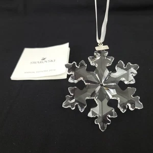 Swarovski Kristall 2016 jährliche große Schneeflocke Ornament #5180210, 2,5" breit - Bild 1 von 7