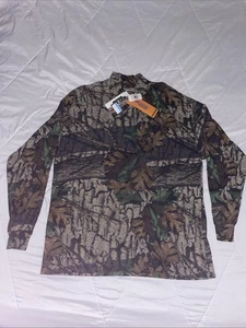 Vintage Jerzees Outdoors Realtree Camouflage Langarm High Collar T-Shirt XXL - Bild 1 von 9