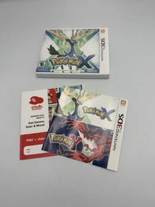 Pokémon X (Nintendo 3DS, 2013) Solo Estuche y Manual - Sin Cartucho de Juego - Imagen 1 de 5