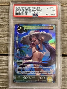PSA 7 2016 Force Of Will PR Zero, Fl.Mage-Warrior RL.Shop TM.PRTCP-JULY #1607-1 - Picture 1 of 2