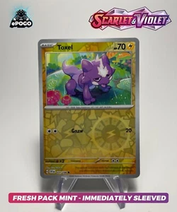 Toxel 071/198 Pokémon Holo Inverso JCC: Base Escarlata y Violeta NUEVO COMO NUEVO - Imagen 1 de 2