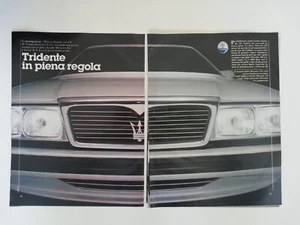 Clipping Ritaglio Articolo 1985 MASERATI 228 by De Tomaso La Grossa Granturismo - Bild 1 von 3
