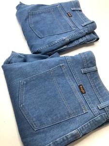 VTG 70’s Wrangler Womens Light Wash High Waisted Single Stitch Jeans Sz: 14/16 - Picture 1 of 12