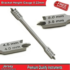 Orthodontic Bracket Height Gauge .22mm Dental Positioning Measuring Instruments - Picture 1 of 5