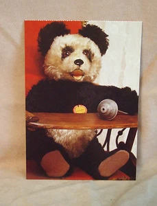 Steiff - Steiff Panda Bear in Chair Postcard - Picture 1 of 1