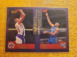 2000 Topps Basketball Second Coming #293 V Carter/G Hill Leaders 154 O'Neal 
