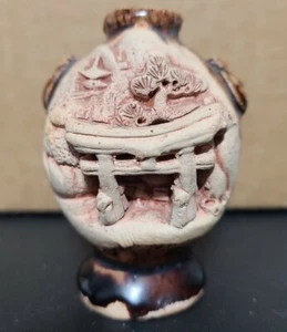 Ceramica giapponese vintage Japao Doro Yaki Banko dal Texas Centennial Fair 1936 - Foto 1 di 12