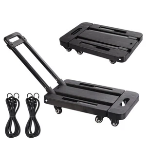 Carro plegable Dolly de 440 libras carro camión de mano plegable movimiento con 6 ruedas - Imagen 1 de 2