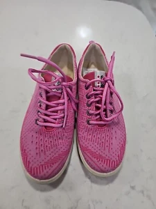 ecco Hydromax Women’s EU37 US 6.5 Extra Width Knit Golf Shoes Cleats Pink - Picture 1 of 10
