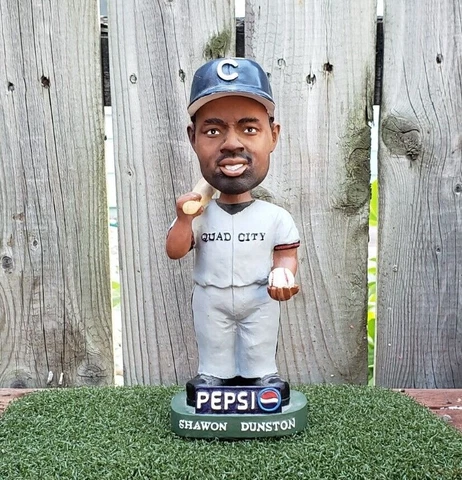 🔥 Quad City Cubs Shawon Dunston Bobblehead / Quad Cities River Bandits Chicago Cover
