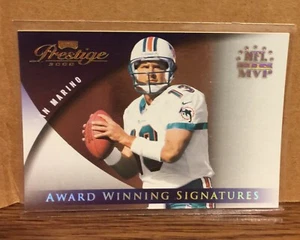 Dan Marino 2000 Playoff Prestige Award Winning Signatures RARE PROMO Variant SP - Picture 1 of 2