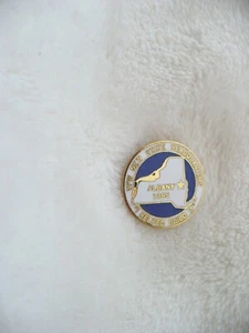 AAL- VFW NUOVA SEDE STATALE 1985 ALBANY "HO AIUTATO A COSTRUIRLO" TIE TAC #903 - Foto 1 di 9
