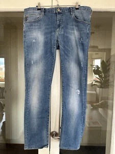 Men’s Emporio Armani Light Blue Denim Jeans Size 38 - Picture 1 of 6