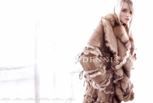 2007 Dennis Basso Fur coat Furs fashion 2-page MAGAZINE AD - Picture 1 of 1