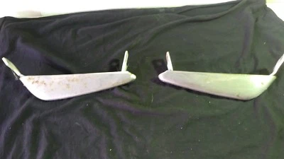 Ford Mustang 1967 1968 protector de parachoques delantero par cromado diestro+derecho sin almohadilla Foto 1 de 4