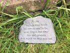 Memorial Grave Plaque Tribute Ornament Stone Garden Kay Berry Mum Time Heals