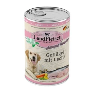 Landfleisch Dog Geflügel mit Lachs & Gartengemüse | 6x 400g - Bild 1 von 1