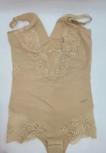 DKNY Women’s Bodysuit / Body Briefer #666112 Size XL/Beige - Picture 1 of 12