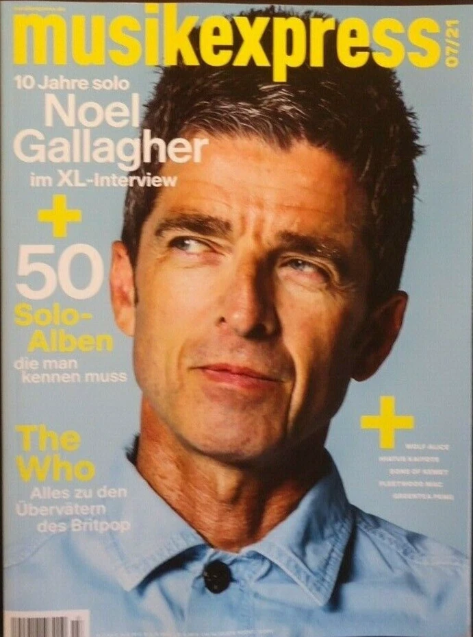 Musikexpress, 07/21, July 2021. Noel Gallagher. - Image 1 of 1