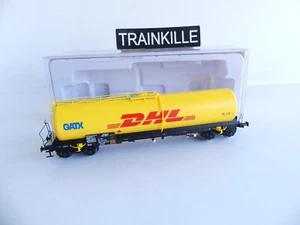 (2) 50808 / BRAWA HO WAGON CITERNE A BOGIES DE LA DB DHL N° 482-3 - Imagen 1 de 9