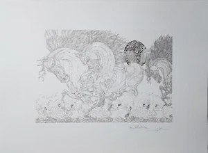 GUILLAUME AZOULAY ""PARADE"" LIMITIERTE EDITION ÄTZUNG HC 1/1 HANDSIGNIERT - Bild 1 von 5