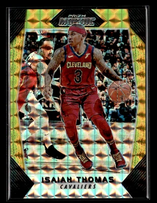 Isaiah Thomas 2017-18 Mosaic Gold Prizm 3/10 #68 - Image 1 of 2