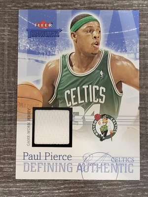 2004-05 Fleer Throwbacks Paul Pierce Defining Authentic Jersey Celtics Game Worn - Image 1 of 4